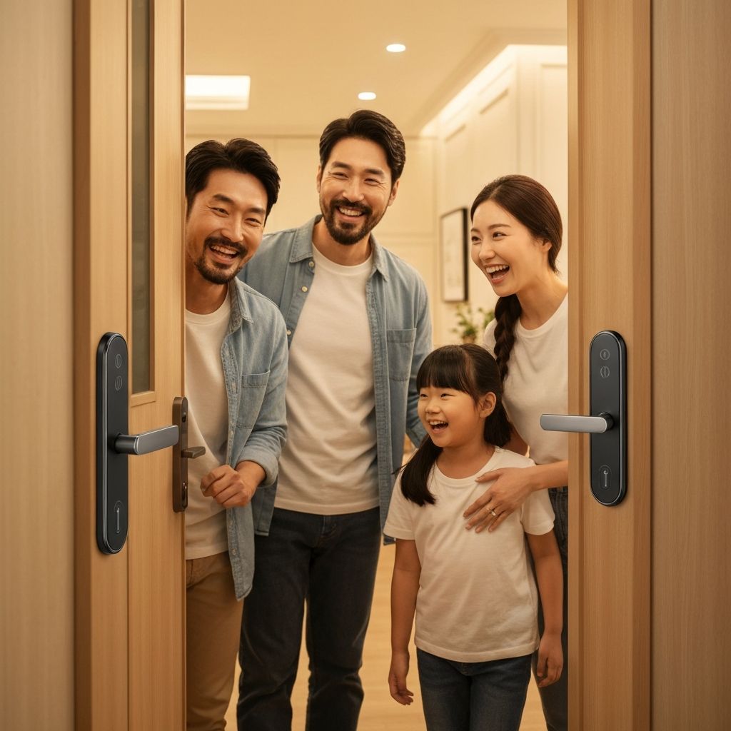 만족한 고객 가족